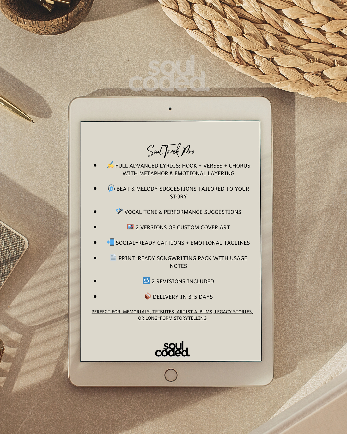 SoulTrack Pro – Full Storytelling Kit