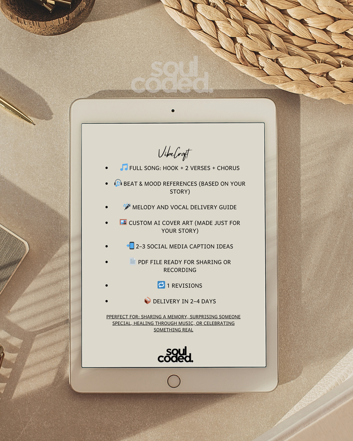 VibeCraft – Custom Songwriting Pack