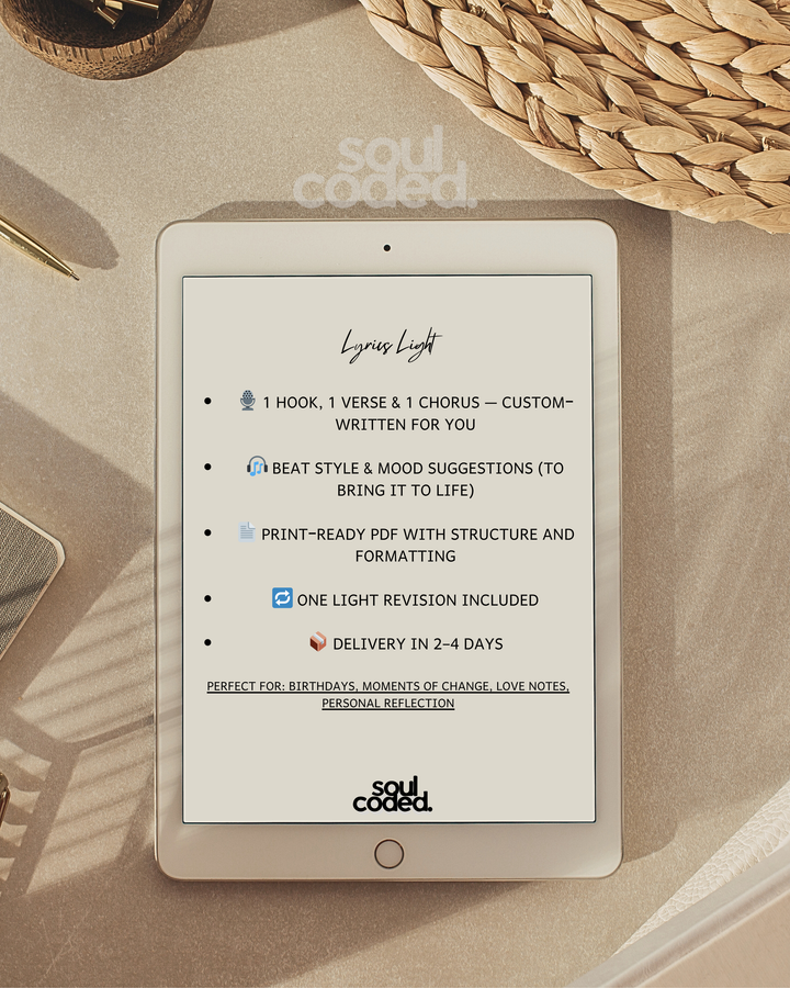 Lyric Light – Custom Starter Pack